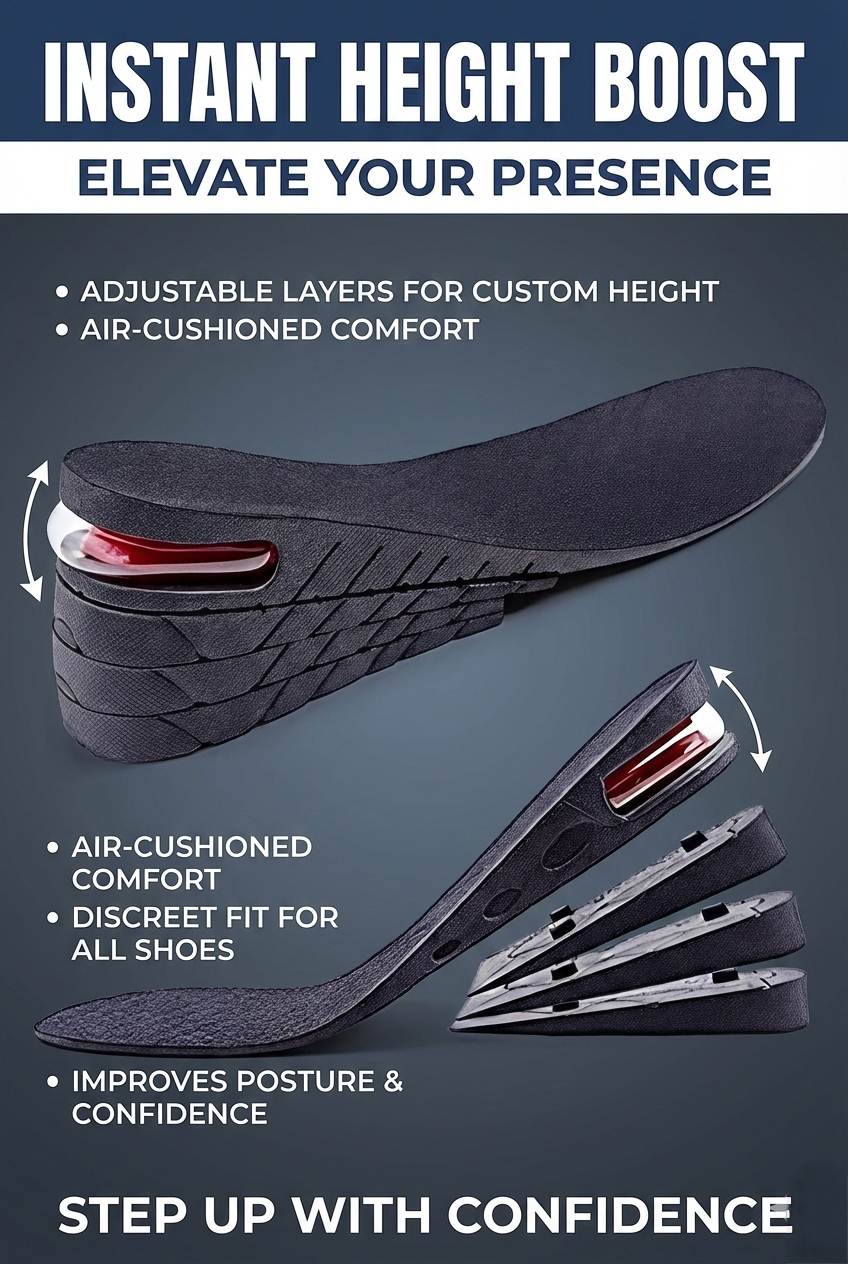 HEIGHT INCREASE INSOLES Instant